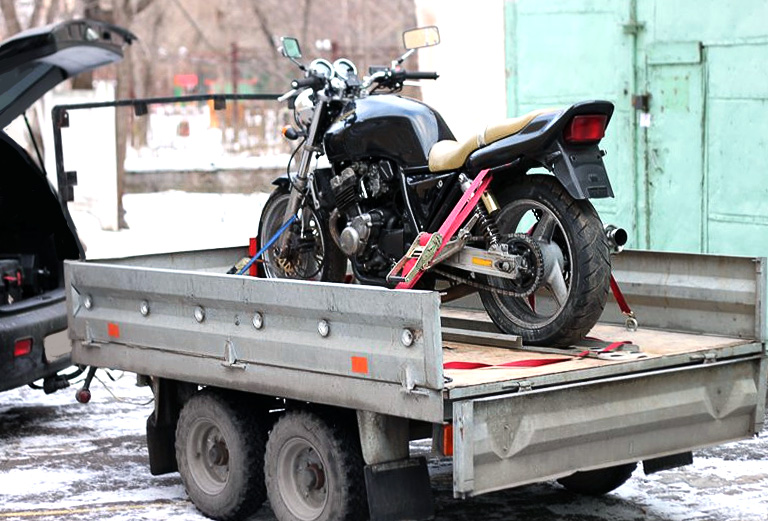 Мотоэвакуатор для мотоцикла цены из Шумихи в Сургут