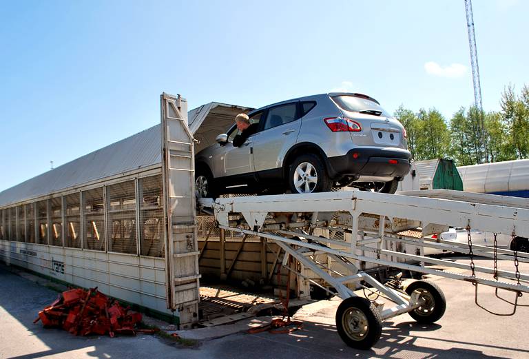 Сколько стоит доставить жд контейнером автомобиль  из Новосибирска в Краснодар